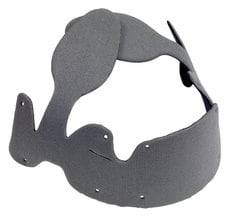 3M Versaflo S-954 size-reducing comfort pad for powered respirators, shown in close-up view with red cushioning material.