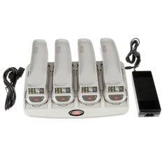 3M Versaflo TR-644N 4-station battery charger kit for powered respirators and parts, featuring multiple charging ports and power indicators.