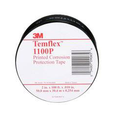 3M Temflex 1100-PRINTED-2X100 - General Use Corrosion Protection Tape 1100 Printed Black (2 Inch x 100 ft) 7000132166 - eGrimesDirect