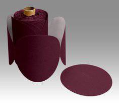 3M Stikit 763U PSA Discs, 6-inch self-adhesive non-vacuum sanding discs, ideal for surface finishing and polishing.