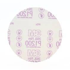 Self-adhesive PSA discs by 3M, 6-inch aluminum oxide abrasive discs for sanding and finishing applications.