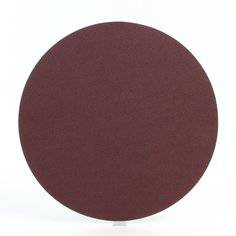 3M PSA self-adhesive cloth discs with 348D aluminum oxide, 12-inch size, suitable for grinding and surface preparation.