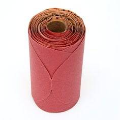 3M 01111 self-adhesive paper PSA discs, 6-inch aluminum oxide abrasive discs in 220 grit for sanding and polishing.