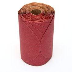 3M 01114 self-adhesive paper PSA discs, 6-inch size, aluminum oxide, 120 grit for sanding and polishing applications.