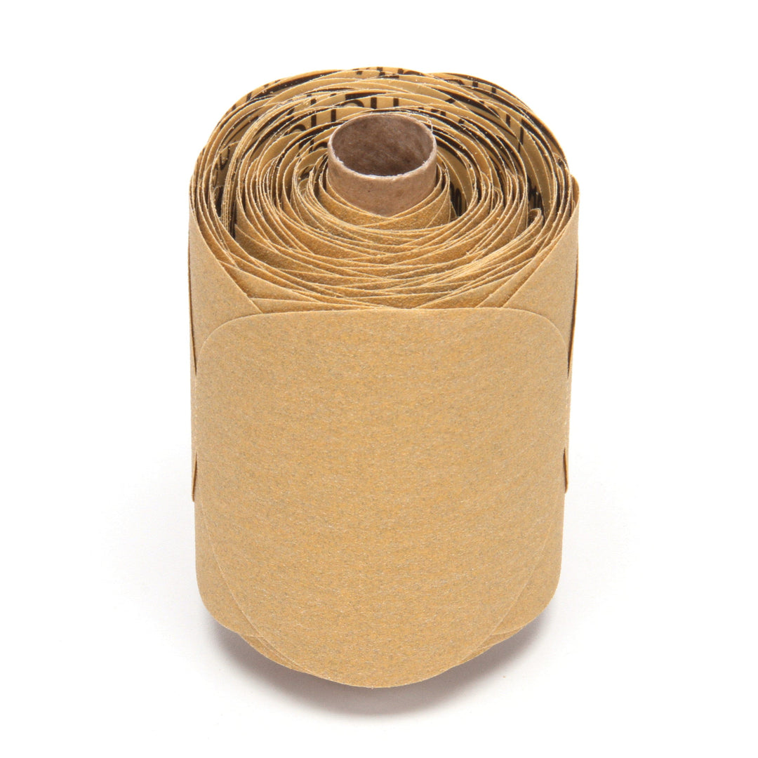3M 36208 self-adhesive paper PSA discs, 6-inch aluminum oxide, 240 grit for sanding and finishing tasks.