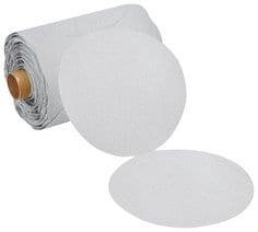 3M AB27791 self-adhesive paper PSA discs, 6-inch silicon carbide abrasive discs in 240 grit for sanding and grinding.