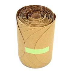 3M AB86468 self-adhesive paper PSA discs, 6-inch aluminum oxide abrasive discs in 80 grit for sanding and grinding tasks.