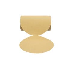3M AB86473 self-adhesive 6-inch paper PSA discs with 220 grit aluminum oxide for sanding and grinding applications.