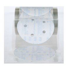 3M AB87009 self-adhesive PSA discs, 5-inch aluminum oxide abrasive discs in 40 micron grit for surface finishing and grinding.