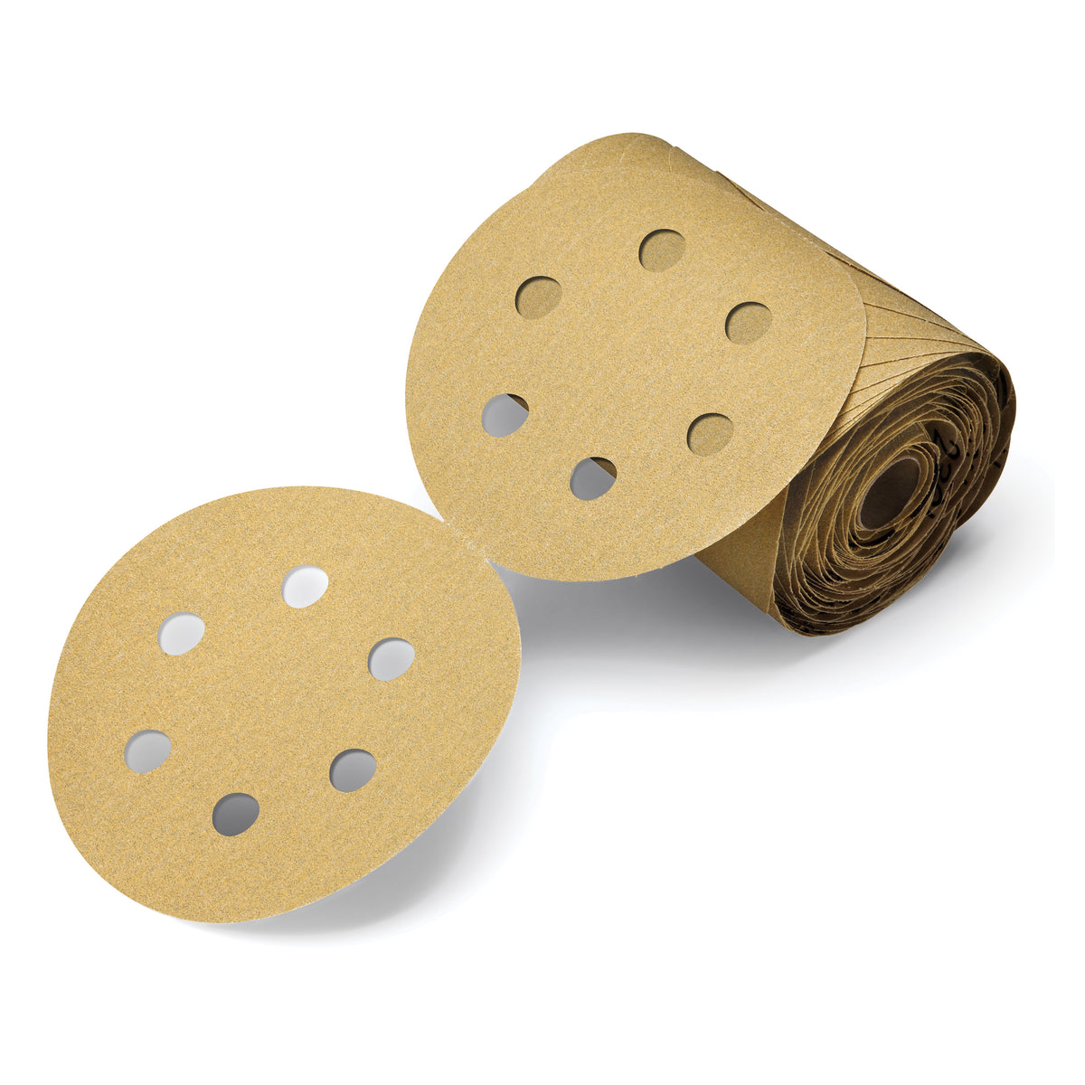 3M Stikit AB55578 - 6" X Vacuum - 6 holes 236U Aluminum Oxide 400 Grit Paper PSA Disc 7000119569 - eGrimesDirect