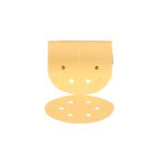 3M PSA Discs 6-inch self-adhesive paper discs with aluminum oxide abrasive in 80 grit, suitable for sanding and grinding.