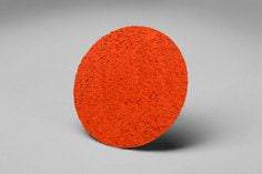 3M AB76625 1-inch quickchange Roloc cloth disc with 80 grit ceramic alumina for grinding and surface preparation.