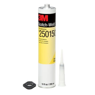 3M Scotch-Weld EZ250150-1/10GAL - Polyurethane Reactive Easy Adhesive EZ250150 in White - 310 ml Cartridge 7000046533 - eGrimesDirect