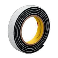 Black 3M Dual Lock SJ3541 reclosable fastener, 2-inch x 50 yards, durable plastic hooks and loops for secure fastening.