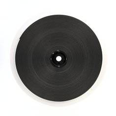 Black 3M Dual Lock SJ3542 reclosable fastener, 1/2 inch wide by 50 yards, shown in a close-up view of the fastener strips.