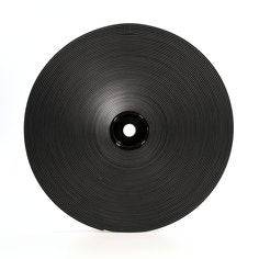 3M Dual Lock SJ3542-1X50 black reclosable fastener, 1 inch wide, shown in a roll of 50 yards, versatile fastening solution.