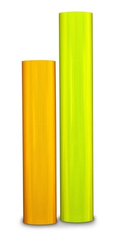 3M Diamond Grade 4000-4081-18X50 - DG? Reflective Sheeting 4081 Fluorescent Yellow (18 Inch x 50 Yards) 7000142235 - eGrimesDirect