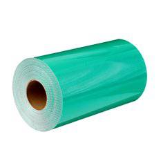 3M Diamond Grade 4000-4097-13X50 durable green reflective sheeting, 13-inch by 50-yard roll, for high-visibility signage.