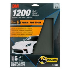 3M 32022 - Wetordry Sandpaper 1200 Grit - 9 Inch x 11 Inch 7010364780 - eGrimesDirect