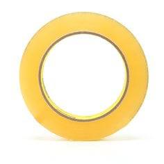 3M 665-1X72 clear removable repositionable tape, 1 inch by 72 yards, 3 mil thickness, shown on a white background.
