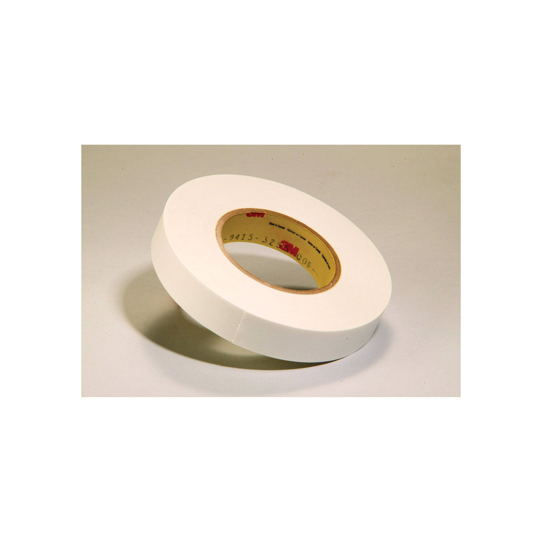 3M 9415PC removable repositionable translucent tape, 2mil thick, 24 inch by 72 yards, suitable for temporary adhesion.