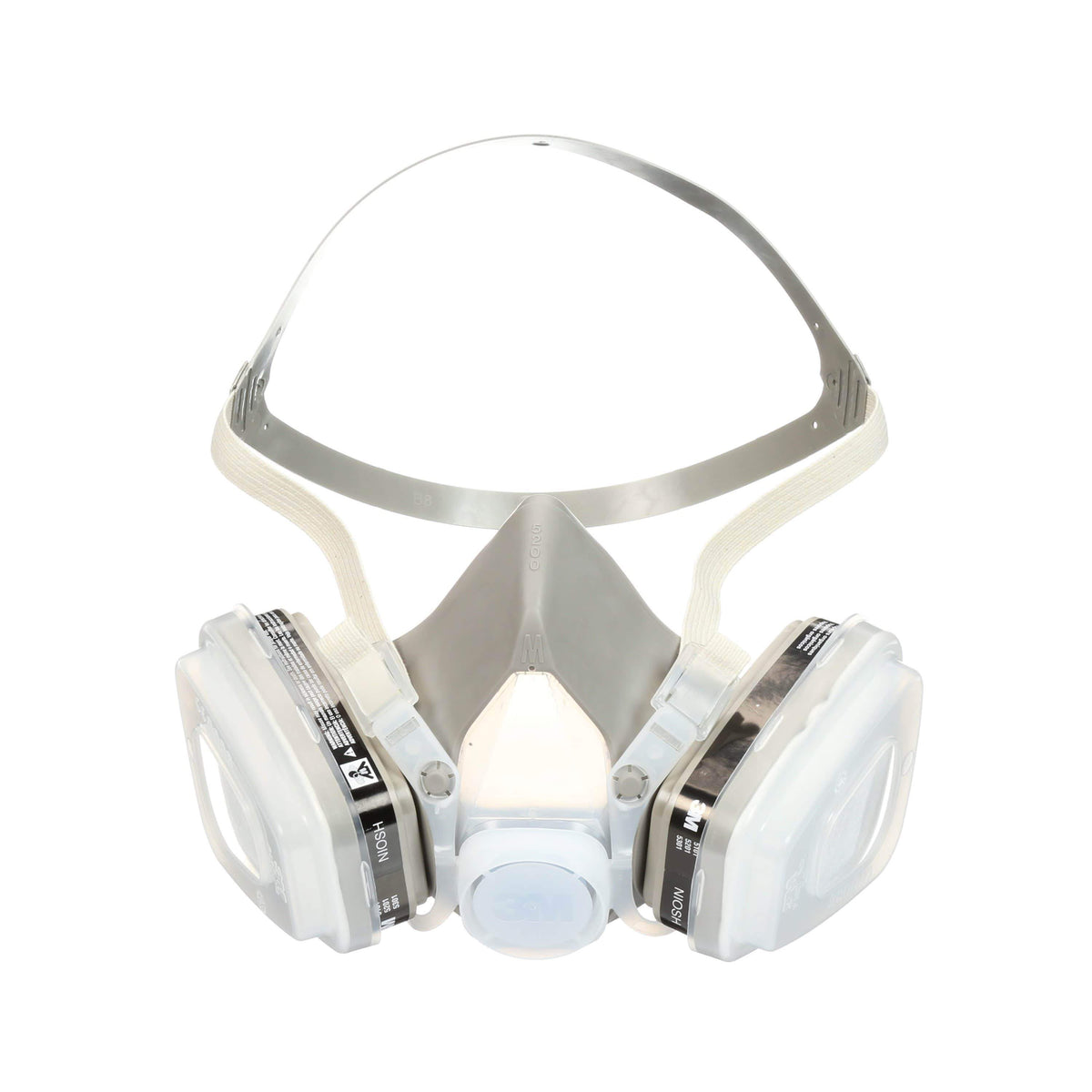 3M 52P71 dual cartridge respirator assembly with organic vapour and P95 filters, medium size, for industrial protective use