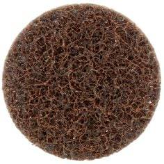3M Scotch-Brite SB07480 Roloc surface conditioning disc, coarse grit, 2-inch diameter, no hole, used for surface finishing.