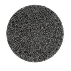 3M Scotch-Brite SB17186 Roloc EXL unitized wheel, 3-inch diameter, no hole, medium grit for surface finishing and grinding.