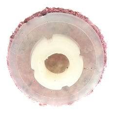 3M Scotch-Brite SB18433 Roloc surface conditioning disc, medium grit, 3/4 inch diameter, no hole, for surface finishing tasks.