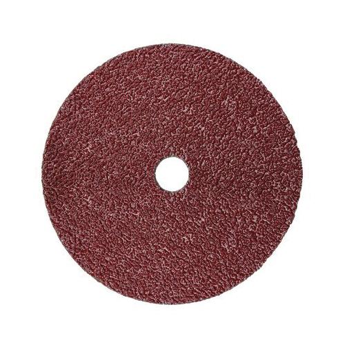 3M Roloc AB89676 - 3 Inch Quickchange Maroon Roloc TR Fibre Disc 80+ Grit 782C Ceramic Alumina 7100100986 - eGrimesDirect