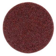 3M Scotch-Brite SB07483 Roloc Surface Conditioning Disc TR, medium grit, 4-inch no-hole disc for surface finishing and conditioning.