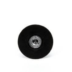 3M STA-546057 2-inch quick change Roloc disc pad with medium abrasive surface for industrial grinding and polishing.