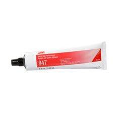 3M Scotch-Weld 847 rubber and gasket adhesive in brown, 5 oz bottle, high-performance nitrile rubber and gasket bonding.