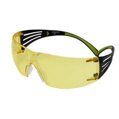 3M SecureFit SF403AF safety glasses with amber anti-fog lenses, protective eyewear for workplace safety and clear vision
