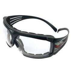 3M SecureFit SF601SGAF-FM safety glasses with clear Scotchgard anti-fog lens, protective eyewear from the 600 Series.