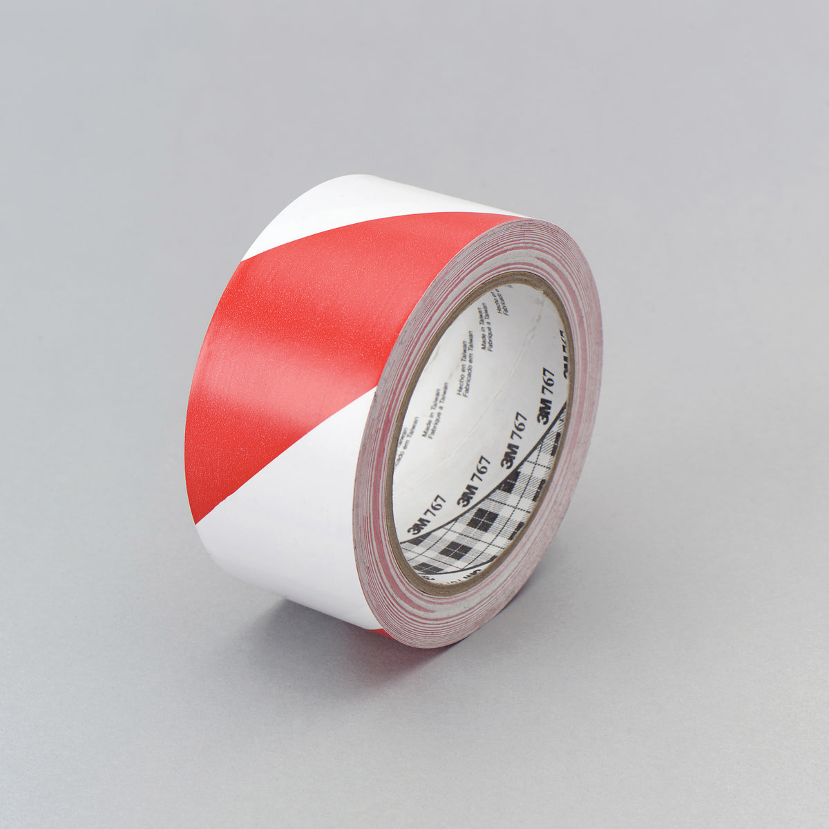3M 767-2X36 - Hazard Warning Tape 767 Red/White (2 Inch x 36 Yards) 7000148378 - eGrimesDirect