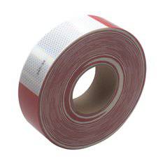 3M Diamond Grade 983-32 truck conspicuity safety tape in red and white, 2-inch x 150 ft, designed for vehicle visibility.