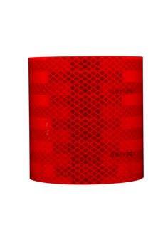Red 3M Diamond Grade 983-72NL safety tape, 6-inch x 50 yards, with reflective conspicuity markings for safety visibility