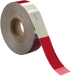 3M Diamond Grade 983-K3 truck conspicuity marking kit with safety tapes for 48 ft trailer, enhancing visibility and safety.