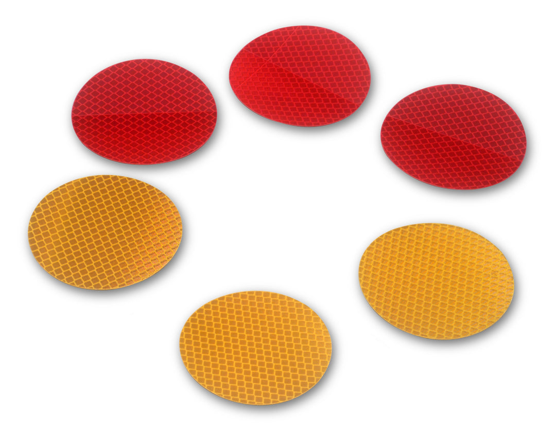 3M Diamond Grade 989-74-2X50 - Reflectors 989-74 Amber (2 Inch x 3.5 Inch) 7000129484 - eGrimesDirect