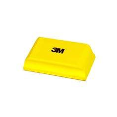 3M Hookit Sanding Block 0568, 1.5 x 2.625 x 5.25 inches, handheld abrasive sanding tool, black plastic handle with sanding surface