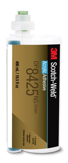 3M Scotch-Weld DP8425NS-490 - Acrylic Adhesive DP8425NS Duo-pak in Green (490 ml) 7100078166 - eGrimesDirect