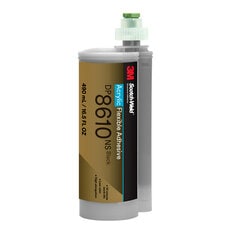 3M DP8610NS-490ML - 3M Scotch-Weld Flexible Acrylic Adhesive DP8610NS Black 16.5 fl oz (490 mL) Duo-Pak 6/Case 3M 7100232802 7100232802 - eGrimesDirect