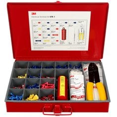 3M Scotchlok STK-1 - Scotchlok Terminal Box Red Metal Case 13.75 Inch L x 10 Inch H x 2.5 Inch H 7000036237 - eGrimesDirect