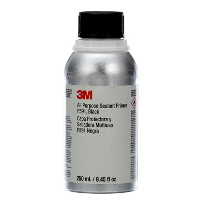 3M 3M7100074737 - All Purpose Sealant Primer P591 Black, 250 mL Bottle 7100175431 - eGrimesDirect