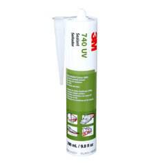 3M 740UV Sealant in black, 9.8 fl oz cartridge, durable sealant for industrial and automotive applications.