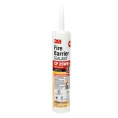 3M CP25WB+ fire barrier sealant in 10.1 oz tube, designed for fire-rated sealing and barrier applications.