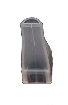 3M 08201 rounded OEM seam sealer tip, 1/4 inch (0.6 cm) size for automotive seam sealing, made of durable plastic.