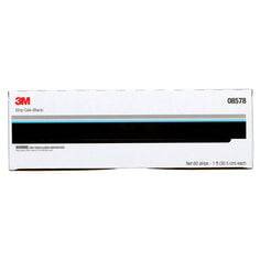 3M 08578 black strip caulk for seam sealing, 1 ft (30 cm) length, shown applied on surface in the image.