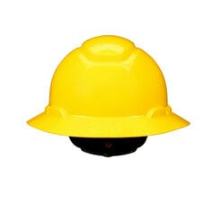 3M H-802SFR-UV - 3M SecureFit Full Brim Hard Hat Yellow 4-Point Pressure Diffusion Ratchet Suspension with UVicator 20/Case 3M 7100240029 7100240029